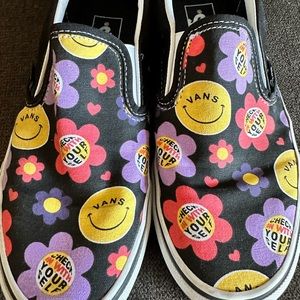 Vans Radically Happy classic slip ons! 🙂🌼